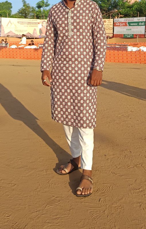 Hand work kurta